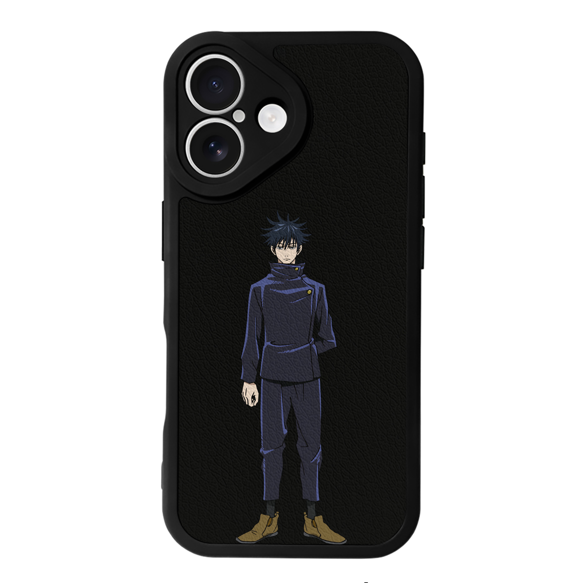 （画像用） 呪術廻戦 Jujutsu Kaisen 【iPhone 16シリーズ対応】シリコンスマホケース（レザー調） 材質：シリコン